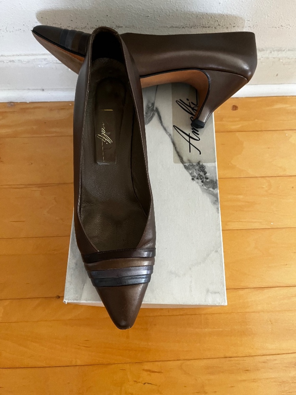 Amalfi bronze brown heels - Picture 1 of 1